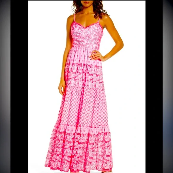 chinese dress ladies Lilly Pulitzer Womens Kyleigh Maxi Dress Fresh Water Blue Sunbathers Bliss  XXS One Size at Amazon Women's Clothing store main image 0